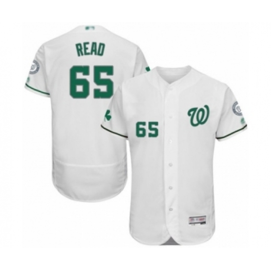 Men's Washington Nationals #65 Raudy Read White Celtic Flexbase Authentic Collection Baseball Player Jersey Men's Washington Nationals #65 Raudy Read White Celtic Flexbase Authentic Collection Baseball Player Jersey