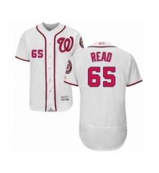 Men's Washington Nationals #65 Raudy Read White Home Flex Base Authentic Collection Baseball Player Jersey Men's Washington Nationals #65 Raudy Read White Home Flex Base Authentic Collection Baseball Player Jersey