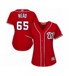 Women's Washington Nationals #65 Raudy Read Authentic Red Alternate 1 Cool Base Baseball Player Jersey Women's Washington Nationals #65 Raudy Read Authentic Red Alternate 1 Cool Base Baseball Player Jersey