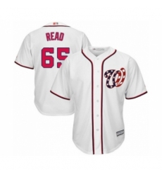 Youth Washington Nationals #65 Raudy Read Authentic White Home Cool Base Baseball Player Jersey Youth Washington Nationals #65 Raudy Read Authentic White Home Cool Base Baseball Player Jersey