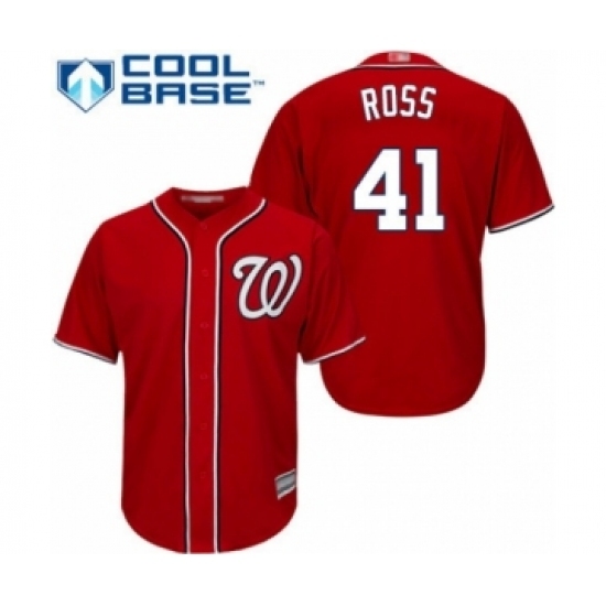 Youth Washington Nationals #41 Joe Ross Authentic Red Alternate 1 Cool Base Baseball Player Jersey Youth Washington Nationals #41 Joe Ross Authentic Red Alternate 1 Cool Base Baseball Player Jersey