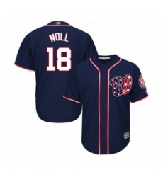Youth Washington Nationals #18 Jake Noll Authentic Navy Blue Alternate 2 Cool Base Baseball Player Jersey Youth Washington Nationals #18 Jake Noll Authentic Navy Blue Alternate 2 Cool Base Baseball Player Jersey