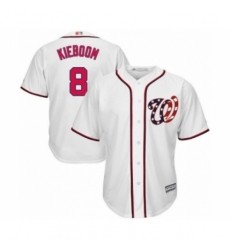 Youth Washington Nationals #8 Carter Kieboom Authentic White Home Cool Base Baseball Player Jersey Youth Washington Nationals #8 Carter Kieboom Authentic White Home Cool Base Baseball Player Jersey