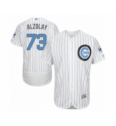 Men's Chicago Cubs #73 Adbert Alzolay Authentic White 2016 Father's Day Fashion Flex Base Baseball Player Jersey Men's Chicago Cubs #73 Adbert Alzolay Authentic White 2016 Father's Day Fashion Flex Base Baseball Player Jersey
