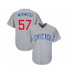 Youth Chicago Cubs #57 James Norwood Authentic Grey Road Cool Base Baseball Player Jersey Youth Chicago Cubs #57 James Norwood Authentic Grey Road Cool Base Baseball Player Jersey