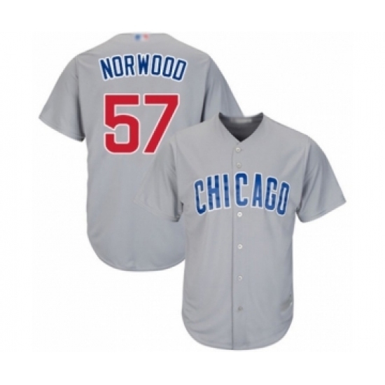 Youth Chicago Cubs #57 James Norwood Authentic Grey Road Cool Base Baseball Player Jersey Youth Chicago Cubs #57 James Norwood Authentic Grey Road Cool Base Baseball Player Jersey