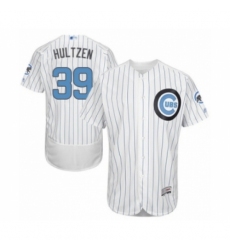 Men's Chicago Cubs #39 Danny Hultzen Authentic White 2016 Father's Day Fashion Flex Base Baseball Player Jersey Men's Chicago Cubs #39 Danny Hultzen Authentic White 2016 Father's Day Fashion Flex Base Baseball Player Jersey