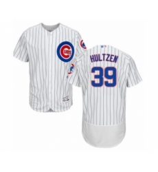 Men's Chicago Cubs #39 Danny Hultzen White Home Flex Base Authentic Collection Baseball Player Jersey Men's Chicago Cubs #39 Danny Hultzen White Home Flex Base Authentic Collection Baseball Player Jersey