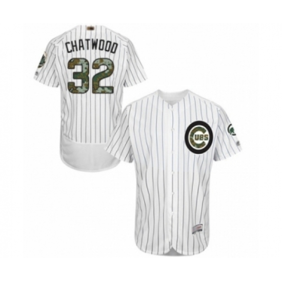 Men's Chicago Cubs #32 Tyler Chatwood Authentic White 2016 Memorial Day Fashion Flex Base Baseball Player Jersey Men's Chicago Cubs #32 Tyler Chatwood Authentic White 2016 Memorial Day Fashion Flex Base Baseball Player Jersey