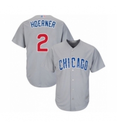 Youth Chicago Cubs #2 Nico Hoerner Authentic Grey Road Cool Base Baseball Player Jersey Youth Chicago Cubs #2 Nico Hoerner Authentic Grey Road Cool Base Baseball Player Jersey