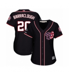 Women's Washington Nationals #20 Kyle Barraclough Authentic Navy Blue Alternate 2 Cool Base 2019 World Series Champions Baseball Jersey Women's Washington Nationals #20 Kyle Barraclough Authentic Navy Blue Alternate 2 Cool Base 2019 World Series Champions Baseball Jersey