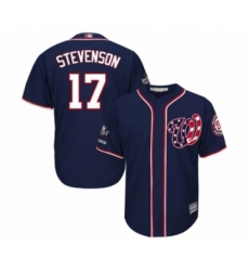 Youth Washington Nationals #17 Andrew Stevenson Authentic Navy Blue Alternate 2 Cool Base 2019 World Series Champions Baseball Jersey Youth Washington Nationals #17 Andrew Stevenson Authentic Navy Blue Alternate 2 Cool Base 2019 World Series Champions Baseball Jersey