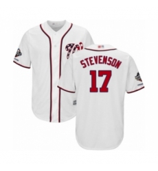 Youth Washington Nationals #17 Andrew Stevenson Authentic White Home Cool Base 2019 World Series Champions Baseball Jersey Youth Washington Nationals #17 Andrew Stevenson Authentic White Home Cool Base 2019 World Series Champions Baseball Jersey
