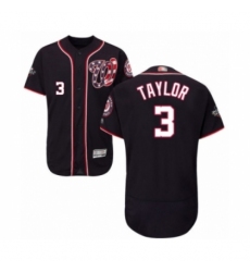 Men's Washington Nationals #3 Michael Taylor Navy Blue Alternate Flex Base Authentic Collection 2019 World Series Bound Baseball Jersey Men's Washington Nationals #3 Michael Taylor Navy Blue Alternate Flex Base Authentic Collection 2019 World Series Bound Baseball Jersey