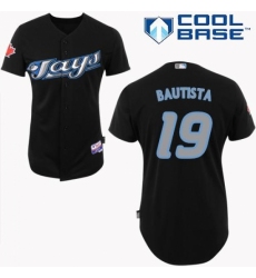 Youth Majestic Toronto Blue Jays #19 Jose Bautista Replica Black Cool Base MLB Jersey Youth Majestic Toronto Blue Jays #19 Jose Bautista Replica Black Cool Base MLB Jersey