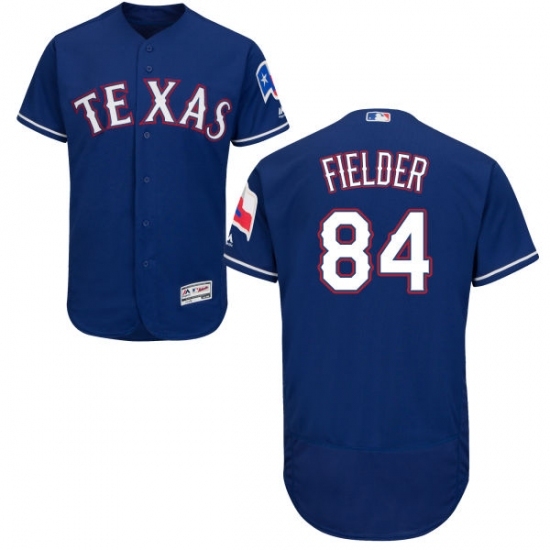 Men's Majestic Texas Rangers #84 Prince Fielder Royal Blue Flexbase Authentic Collection MLB Jersey Men's Majestic Texas Rangers #84 Prince Fielder Royal Blue Flexbase Authentic Collection MLB Jersey