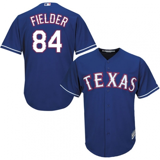 Youth Majestic Texas Rangers #84 Prince Fielder Authentic Royal Blue Alternate 2 Cool Base MLB Jersey Youth Majestic Texas Rangers #84 Prince Fielder Authentic Royal Blue Alternate 2 Cool Base MLB Jersey