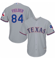 Youth Majestic Texas Rangers #84 Prince Fielder Replica Grey Road Cool Base MLB Jersey Youth Majestic Texas Rangers #84 Prince Fielder Replica Grey Road Cool Base MLB Jersey