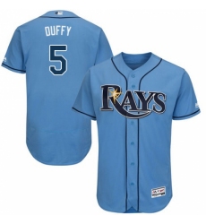 Men's Majestic Tampa Bay Rays #5 Matt Duffy Alternate Columbia Flexbase Authentic Collection MLB Jersey Men's Majestic Tampa Bay Rays #5 Matt Duffy Alternate Columbia Flexbase Authentic Collection MLB Jersey