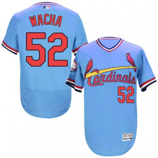 Men's Majestic St. Louis Cardinals #52 Michael Wacha Light Blue Flexbase Authentic Collection Cooperstown MLB Jersey Men's Majestic St. Louis Cardinals #52 Michael Wacha Light Blue Flexbase Authentic Collection Cooperstown MLB Jersey