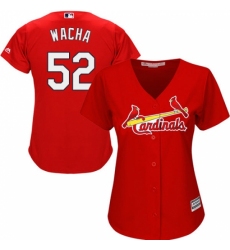 Women's Majestic St. Louis Cardinals #52 Michael Wacha Replica Red Alternate Cool Base MLB Jersey Women's Majestic St. Louis Cardinals #52 Michael Wacha Replica Red Alternate Cool Base MLB Jersey