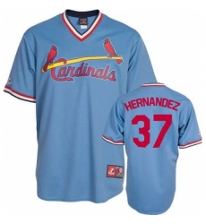 Men's Majestic St. Louis Cardinals #37 Keith Hernandez Replica Blue Cooperstown Throwback MLB Jersey Men's Majestic St. Louis Cardinals #37 Keith Hernandez Replica Blue Cooperstown Throwback MLB Jersey