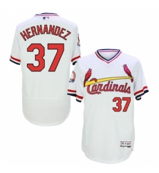 Men's Majestic St. Louis Cardinals #37 Keith Hernandez White Flexbase Authentic Collection Cooperstown MLB Jersey Men's Majestic St. Louis Cardinals #37 Keith Hernandez White Flexbase Authentic Collection Cooperstown MLB Jersey