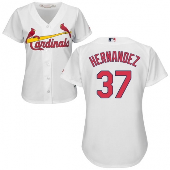 Women's Majestic St. Louis Cardinals #37 Keith Hernandez Replica White Home Cool Base MLB Jersey Women's Majestic St. Louis Cardinals #37 Keith Hernandez Replica White Home Cool Base MLB Jersey
