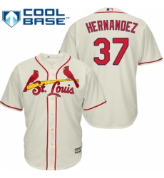 Youth Majestic St. Louis Cardinals #37 Keith Hernandez Replica Cream Alternate Cool Base MLB Jersey Youth Majestic St. Louis Cardinals #37 Keith Hernandez Replica Cream Alternate Cool Base MLB Jersey