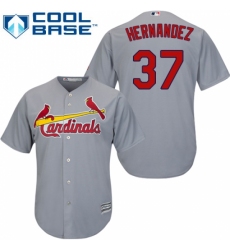 Youth Majestic St. Louis Cardinals #37 Keith Hernandez Replica Grey Road Cool Base MLB Jersey Youth Majestic St. Louis Cardinals #37 Keith Hernandez Replica Grey Road Cool Base MLB Jersey