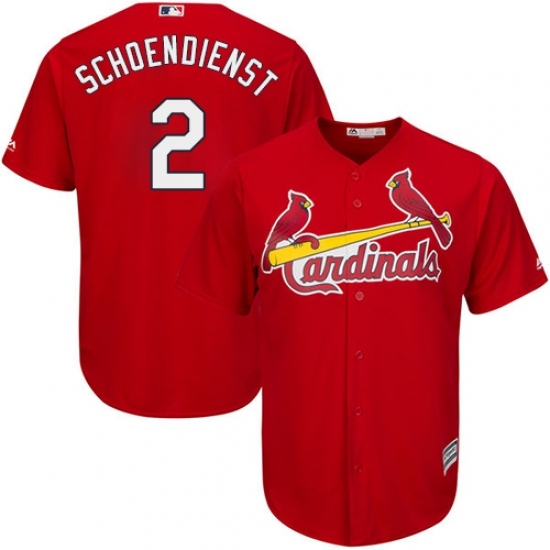 Youth Majestic St. Louis Cardinals #2 Red Schoendienst Replica Red Alternate Cool Base MLB Jersey Youth Majestic St. Louis Cardinals #2 Red Schoendienst Replica Red Alternate Cool Base MLB Jersey