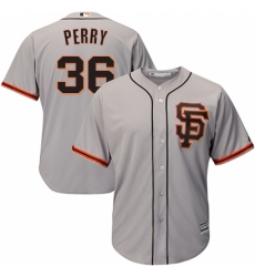 Youth Majestic San Francisco Giants #36 Gaylord Perry Authentic Grey Road 2 Cool Base MLB Jersey Youth Majestic San Francisco Giants #36 Gaylord Perry Authentic Grey Road 2 Cool Base MLB Jersey