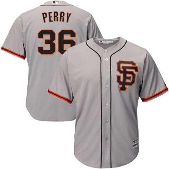 Youth Majestic San Francisco Giants #36 Gaylord Perry Authentic Grey Road 2 Cool Base MLB Jersey Youth Majestic San Francisco Giants #36 Gaylord Perry Authentic Grey Road 2 Cool Base MLB Jersey