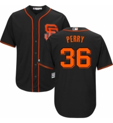 Youth Majestic San Francisco Giants #36 Gaylord Perry Replica Black Alternate Cool Base MLB Jersey Youth Majestic San Francisco Giants #36 Gaylord Perry Replica Black Alternate Cool Base MLB Jersey