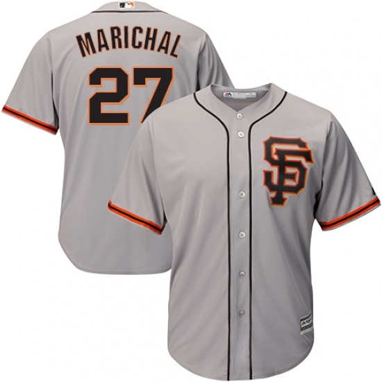 Youth Majestic San Francisco Giants #27 Juan Marichal Replica Grey Road 2 Cool Base MLB Jersey Youth Majestic San Francisco Giants #27 Juan Marichal Replica Grey Road 2 Cool Base MLB Jersey