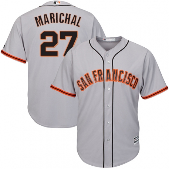 Youth Majestic San Francisco Giants #27 Juan Marichal Replica Grey Road Cool Base MLB Jersey Youth Majestic San Francisco Giants #27 Juan Marichal Replica Grey Road Cool Base MLB Jersey
