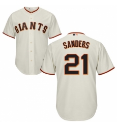 Youth Majestic San Francisco Giants #21 Deion Sanders Replica Cream Home Cool Base MLB Jersey Youth Majestic San Francisco Giants #21 Deion Sanders Replica Cream Home Cool Base MLB Jersey