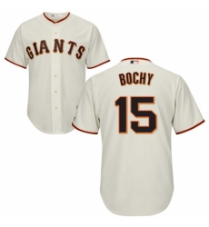 Youth Majestic San Francisco Giants #15 Bruce Bochy Replica Cream Home Cool Base MLB Jersey Youth Majestic San Francisco Giants #15 Bruce Bochy Replica Cream Home Cool Base MLB Jersey