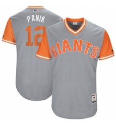 Men's Majestic San Francisco Giants #12 Joe Panik 