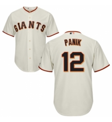 Men's Majestic San Francisco Giants #12 Joe Panik Replica Cream Home Cool Base MLB Jersey