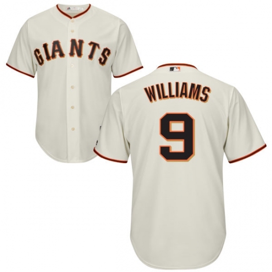 Men's Majestic San Francisco Giants #9 Matt Williams Replica Cream Home Cool Base MLB Jersey Men's Majestic San Francisco Giants #9 Matt Williams Replica Cream Home Cool Base MLB Jersey