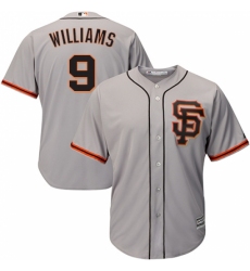 Men's Majestic San Francisco Giants #9 Matt Williams Replica Grey Road 2 Cool Base MLB Jersey Men's Majestic San Francisco Giants #9 Matt Williams Replica Grey Road 2 Cool Base MLB Jersey