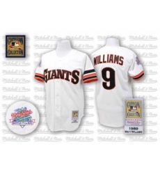 Men's Mitchell and Ness San Francisco Giants #9 Matt Williams Replica White Throwback MLB Jersey Men's Mitchell and Ness San Francisco Giants #9 Matt Williams Replica White Throwback MLB Jersey