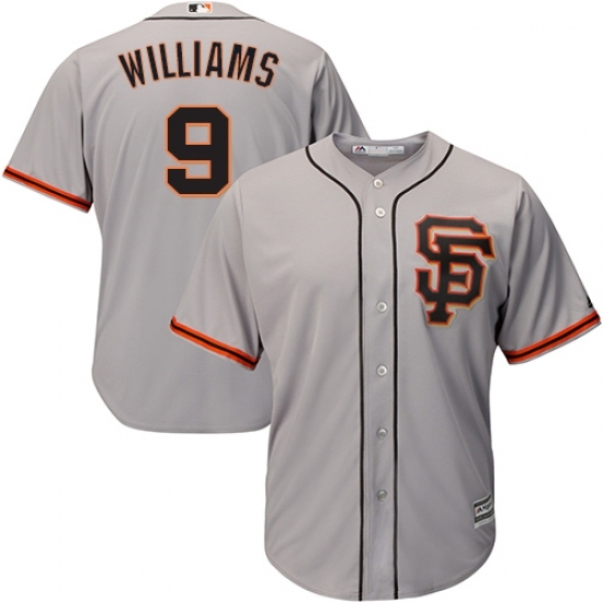 Youth Majestic San Francisco Giants #9 Matt Williams Replica Grey Road 2 Cool Base MLB Jersey Youth Majestic San Francisco Giants #9 Matt Williams Replica Grey Road 2 Cool Base MLB Jersey