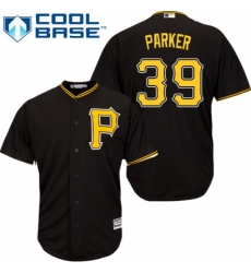 Youth Majestic Pittsburgh Pirates #39 Dave Parker Authentic Black Alternate Cool Base MLB Jersey