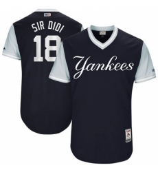 Men's Majestic New York Yankees #18 Didi Gregorius 