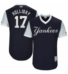 Men's Majestic New York Yankees #17 Matt Holliday 
