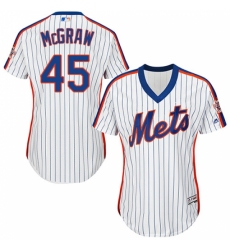 Women's Majestic New York Mets #45 Tug McGraw Replica White Alternate Cool Base MLB Jersey Women's Majestic New York Mets #45 Tug McGraw Replica White Alternate Cool Base MLB Jersey