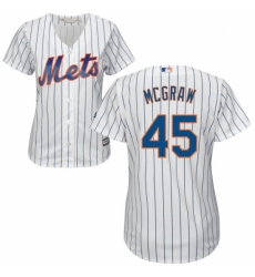 Women's Majestic New York Mets #45 Tug McGraw Replica White Home Cool Base MLB Jersey Women's Majestic New York Mets #45 Tug McGraw Replica White Home Cool Base MLB Jersey