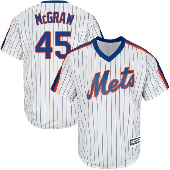 Youth Majestic New York Mets #45 Tug McGraw Replica White Alternate Cool Base MLB Jersey Youth Majestic New York Mets #45 Tug McGraw Replica White Alternate Cool Base MLB Jersey